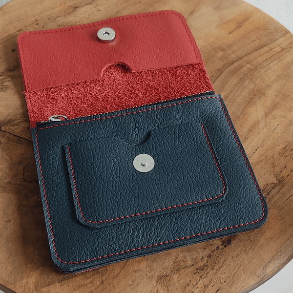 Mini XL wallet - Red and blue - Afbeelding 2