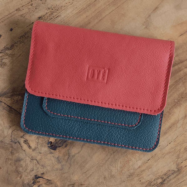 Mini XL wallet - Red and blue - Afbeelding 4