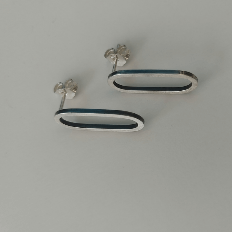 Silver lining - Long oval