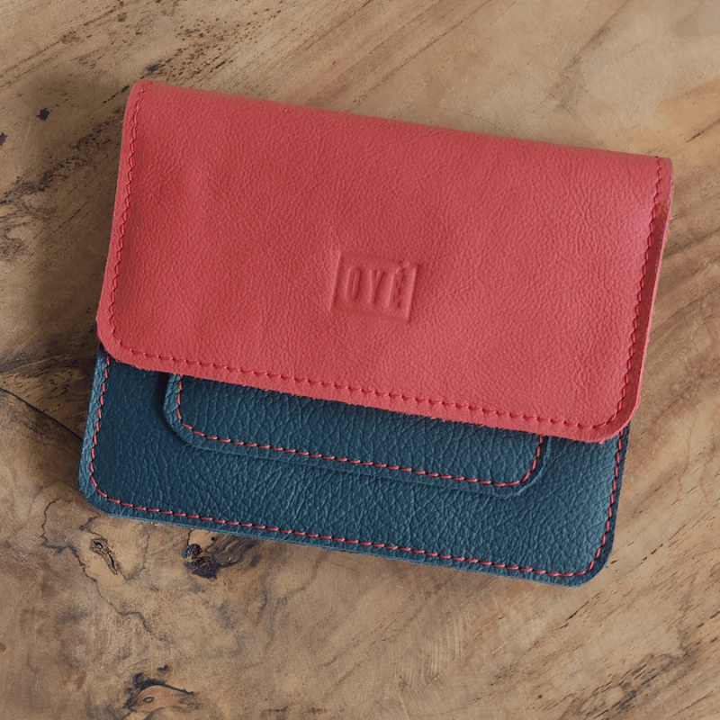 Mini XL wallet - Red and blue - Afbeelding 4