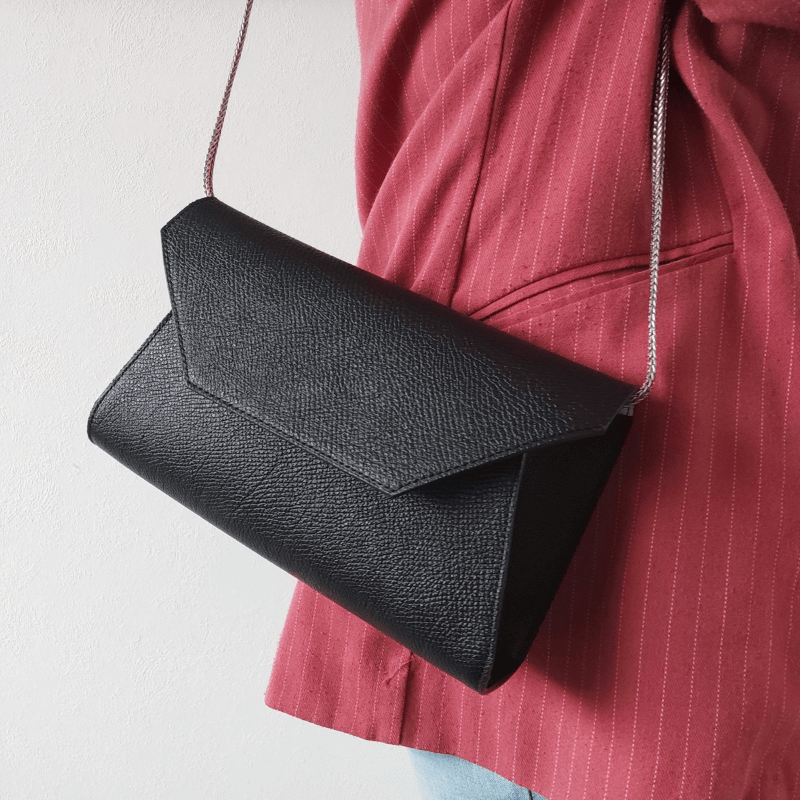 Classy Clutch | Black & Blue - One of a kind - Afbeelding 5